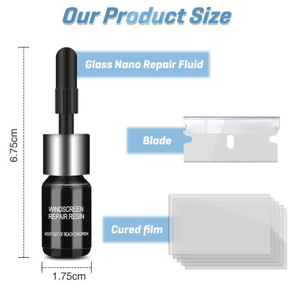 (🔥🔥BUY 2 GET 1) Car glass window liquid nano repair kit