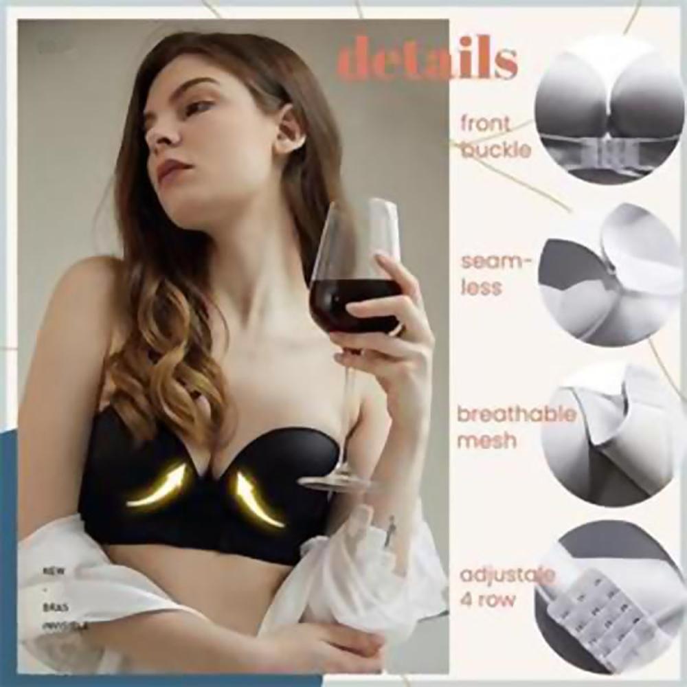 INVISIBLE STRAPLESS SUPER PUSH UP BRA