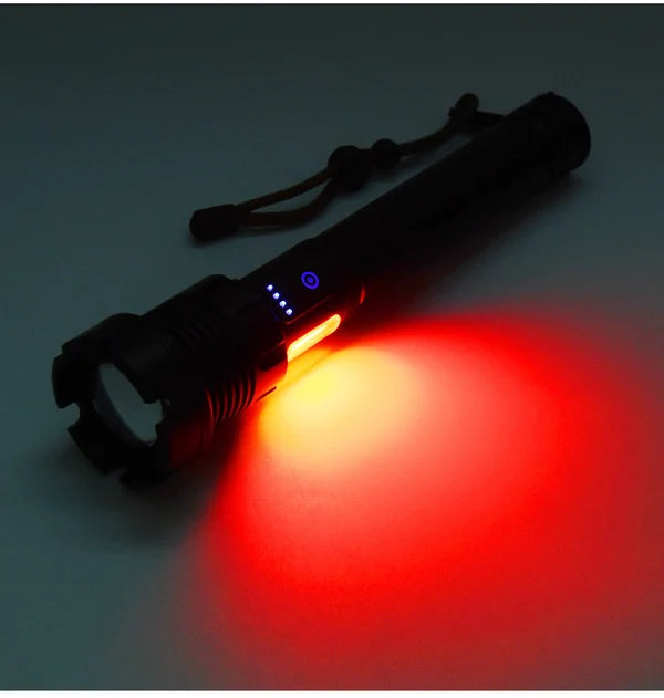 🔥LAST DAY SALE 49% OFF🔥 - LED Rechargeable Tactical Laser Flashlight 70000 High Lumens