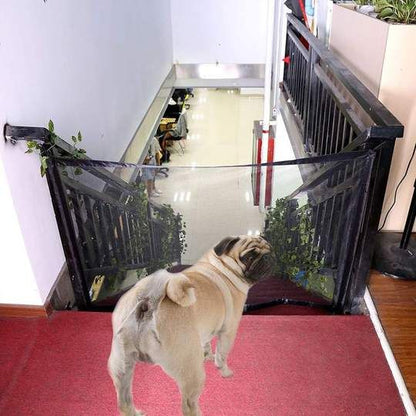 The Ingenious Mesh Magic Pet Gate For Dogs