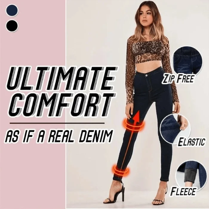 💖 Last Day Promotion 50% OFF🌹Thermal Fleece Denim Jeggings