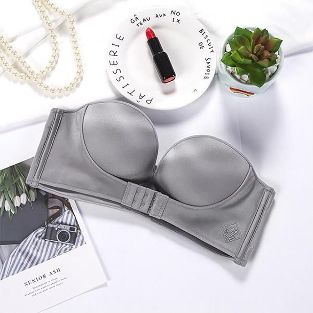 INVISIBLE STRAPLESS SUPER PUSH UP BRA