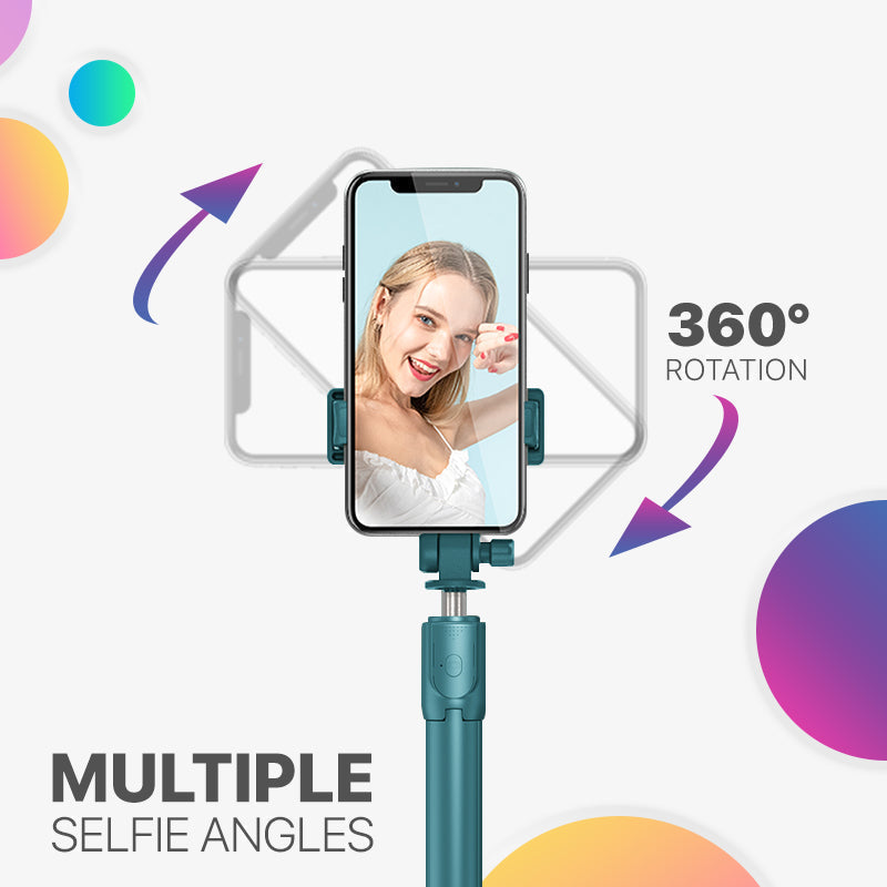 Autum Bluetooth Extendable Multifunctional Selfie Stick for Cell Phone