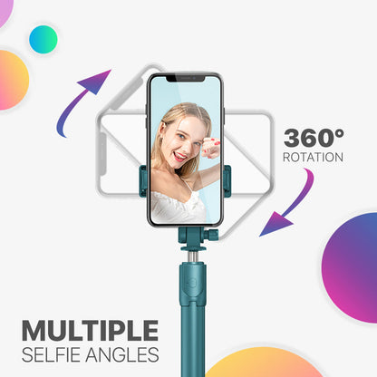 Autum Bluetooth Extendable Multifunctional Selfie Stick for Cell Phone