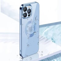 2022 New Version 2.0 Transparent Electroplated iPhone Case With Camera Protector