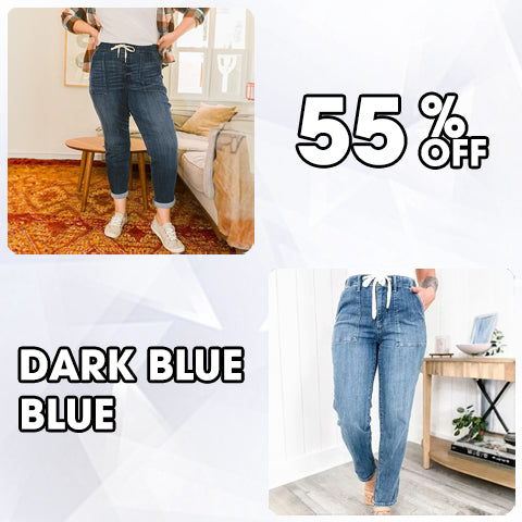 🔥Last Day Promotions – 49% Off🔥 Stretchy denim pull-on jogger