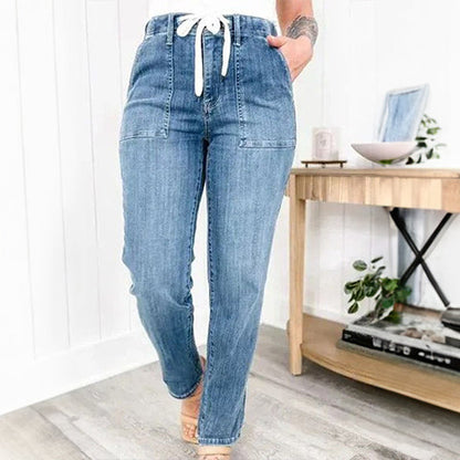 🔥Last Day Promotions – 49% Off🔥 Stretchy denim pull-on jogger