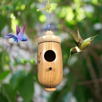 Last Day Sale 50% OFF💕Wooden Hummingbird House-Gift for Nature Lovers