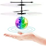 Toys Sensor Flying Ball with LED Disco ball Luminous Electronic Infrared Induction Aircraft RC Helicopter for Gift