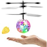 Toys Sensor Flying Ball with LED Disco ball Luminous Electronic Infrared Induction Aircraft RC Helicopter for Gift