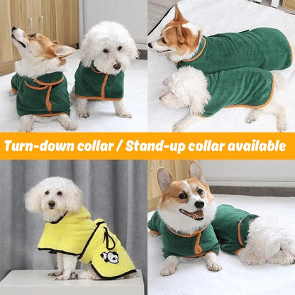 Christmas Sale 50% OFF-Super absorbent pet bathrobe (Free Shipping Over Two Piece）