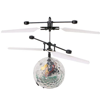 Toys Sensor Flying Ball with LED Disco ball Luminous Electronic Infrared Induction Aircraft RC Helicopter for Gift