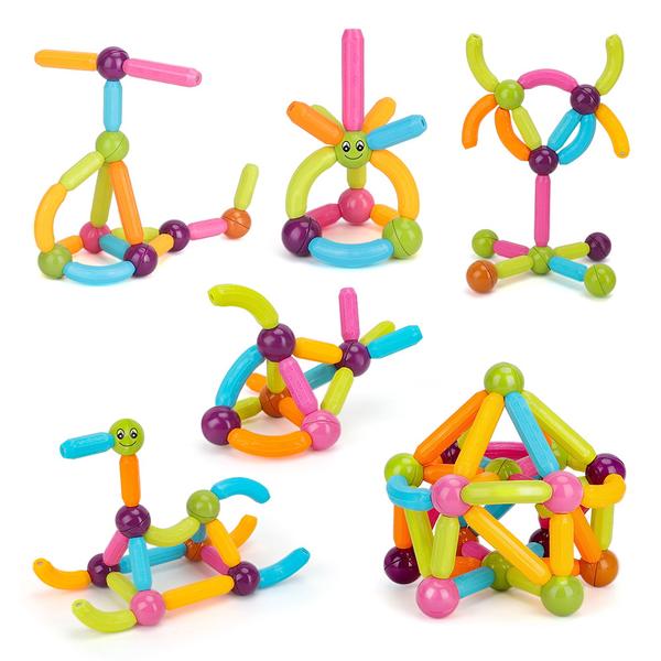 Magnetic Balls and Rods Set , Educational Magnet Building Blocks