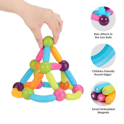 Magnetic Balls and Rods Set , Educational Magnet Building Blocks