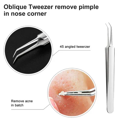 🔥Professional Facial Blackhead Remover Tweezers 🔥