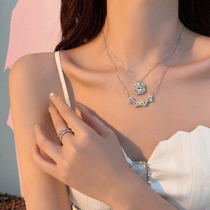 LAST DAY 70% OFF-☘Four-Leaf Heart Shape Necklace🎁The Best Gifts For Your Loved Ones