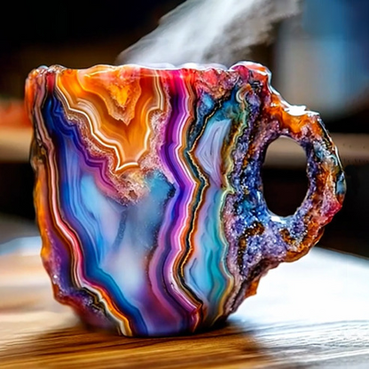 (🌲Early Christmas Sale ) ✨️2024 New Mineral Crystal Coffee Mugs☕