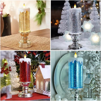 LED Christmas Candles With Pedestal🕯🕯🕯