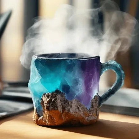 (🌲Early Christmas Sale ) ✨️2024 New Mineral Crystal Coffee Mugs☕