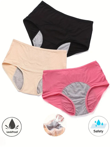 High-waisted Leak-proof Protective Panties