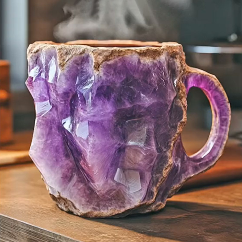 (🌲Early Christmas Sale ) ✨️2024 New Mineral Crystal Coffee Mugs☕