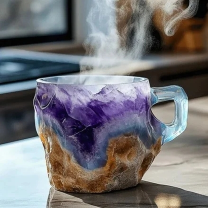 (🌲Early Christmas Sale ) ✨️2024 New Mineral Crystal Coffee Mugs☕