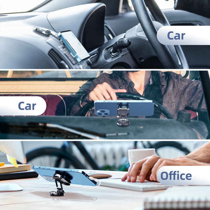 🔥HOT SALE 🔥2023 NEW ALLOY FOLDING MAGNETIC CAR PHONE HOLDER