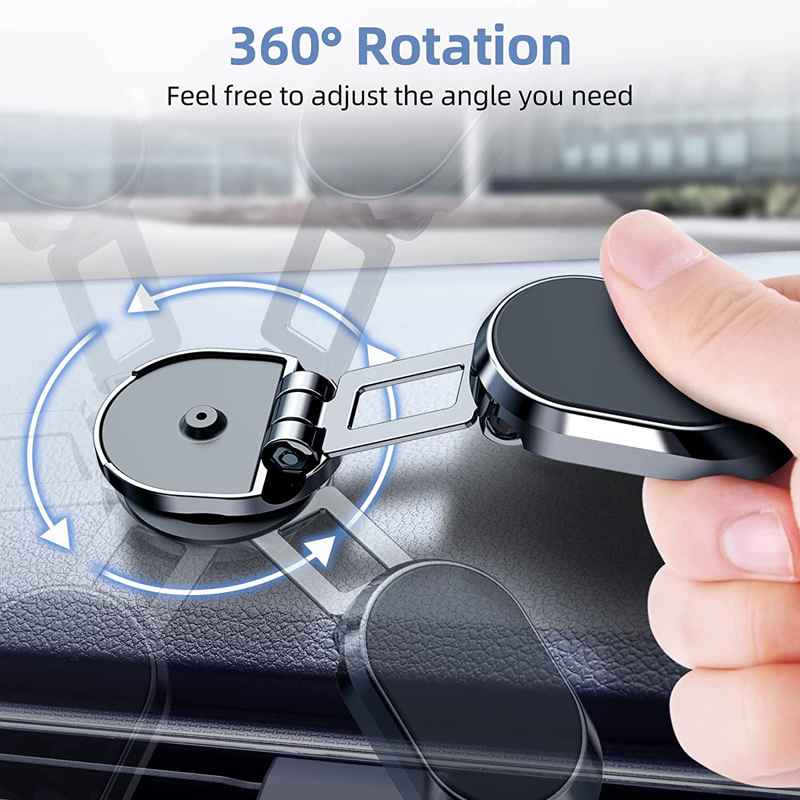 🔥HOT SALE 🔥2023 NEW ALLOY FOLDING MAGNETIC CAR PHONE HOLDER